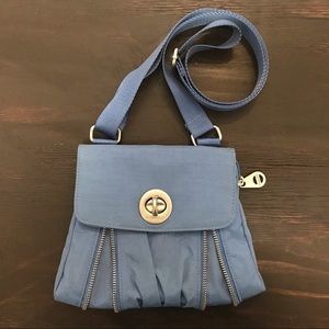 Baggalini Blue Crossbody Handbag Adjustable Strap